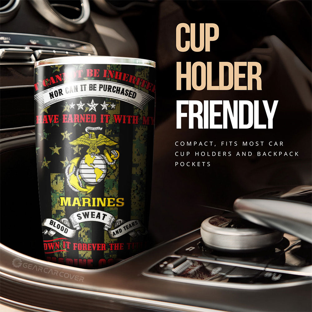 US Marine Corps Tumbler Cup Custom Car Accessories - Gearcarcover - 3