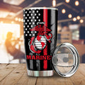 US Marine Corps Tumbler Cup Custom Car Accessories - Gearcarcover - 1