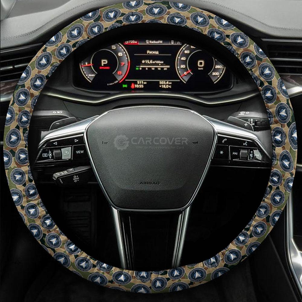 US Military Space Force Steering Wheel Cover Custom Car Accessories - Gearcarcover - 3
