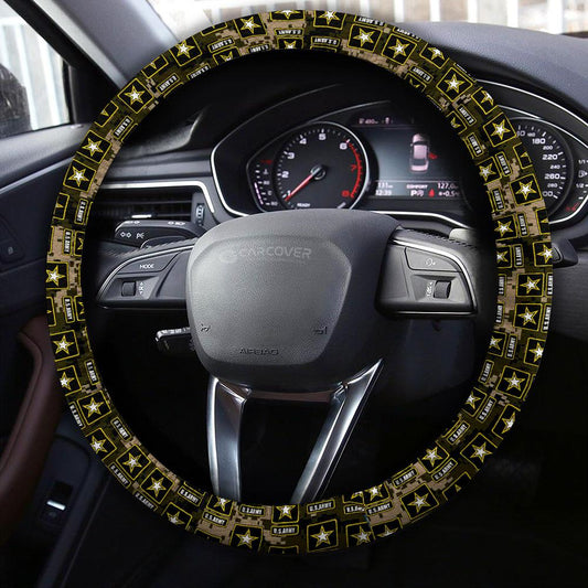 US Military Steering Wheel Cover Custom U.S Army Car Accessories - Gearcarcover - 2