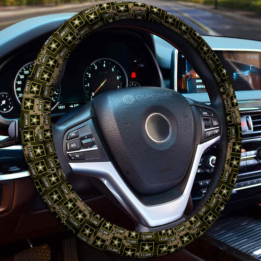 US Military Steering Wheel Cover Custom U.S Army Car Accessories - Gearcarcover - 1