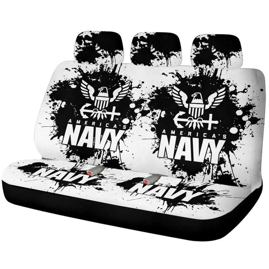 US Navy Car Back Seat Covers Custom Car Accessories - Gearcarcover - 1