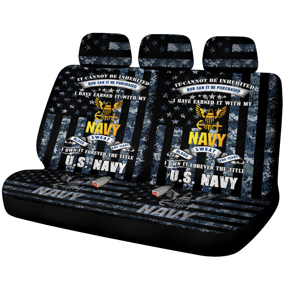 US Navy Car Back Seat Covers Custom Car Accessories - Gearcarcover - 1