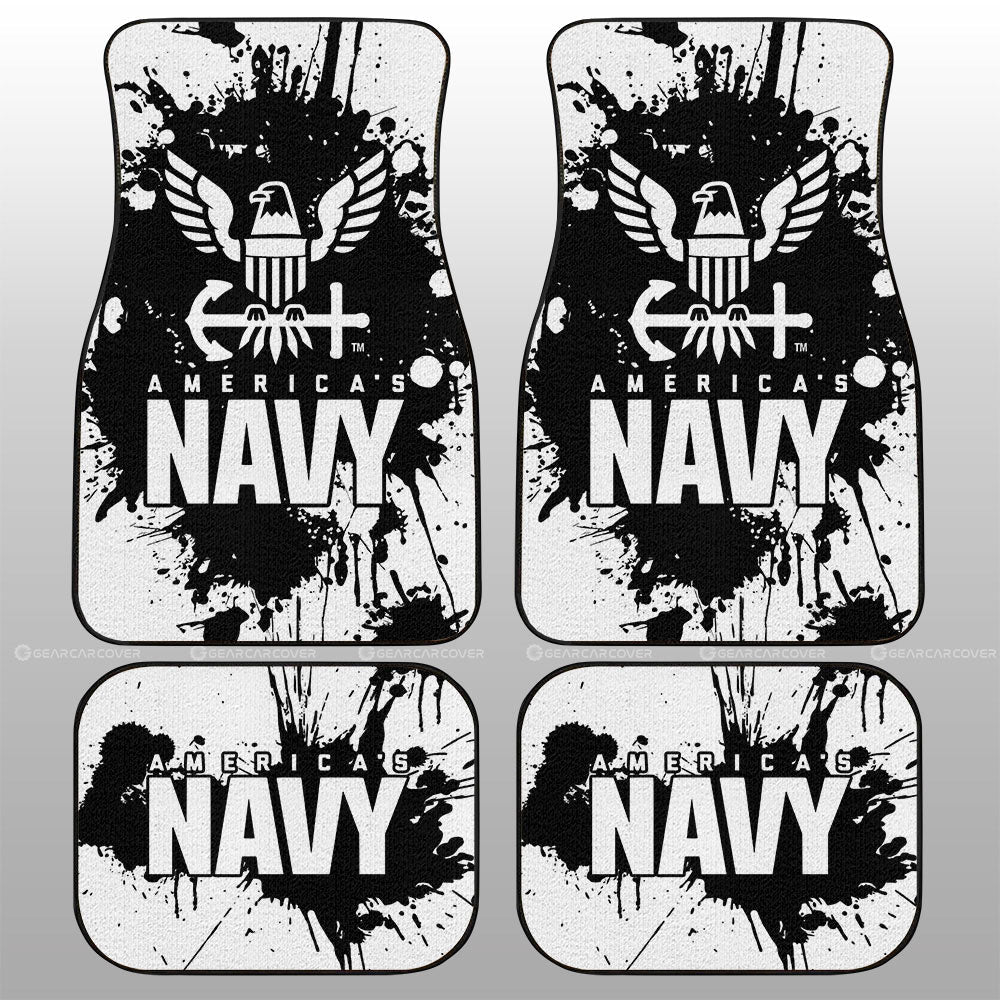 US Navy Car Floor Mats Custom Car Accessories - Gearcarcover - 1