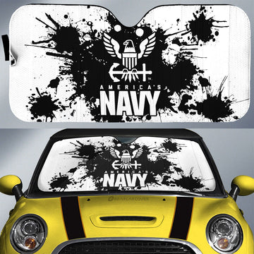 US Navy Car Sunshade Custom Car Accessories - Gearcarcover - 1