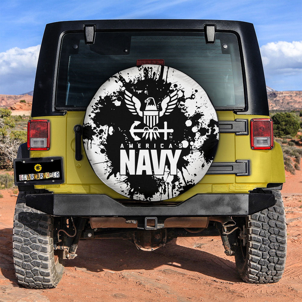 US Navy Spare Tire Covers Custom Car Accessories - Gearcarcover - 2