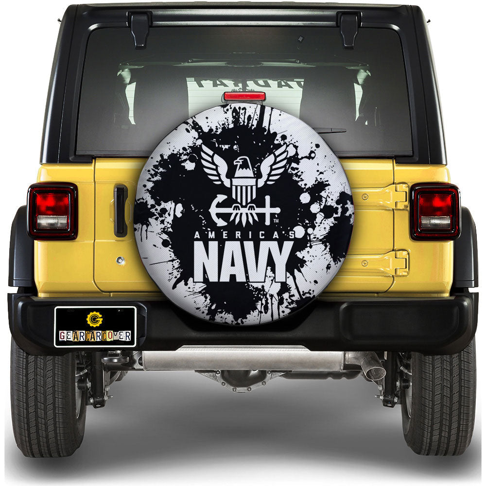 US Navy Spare Tire Covers Custom Car Accessories - Gearcarcover - 1