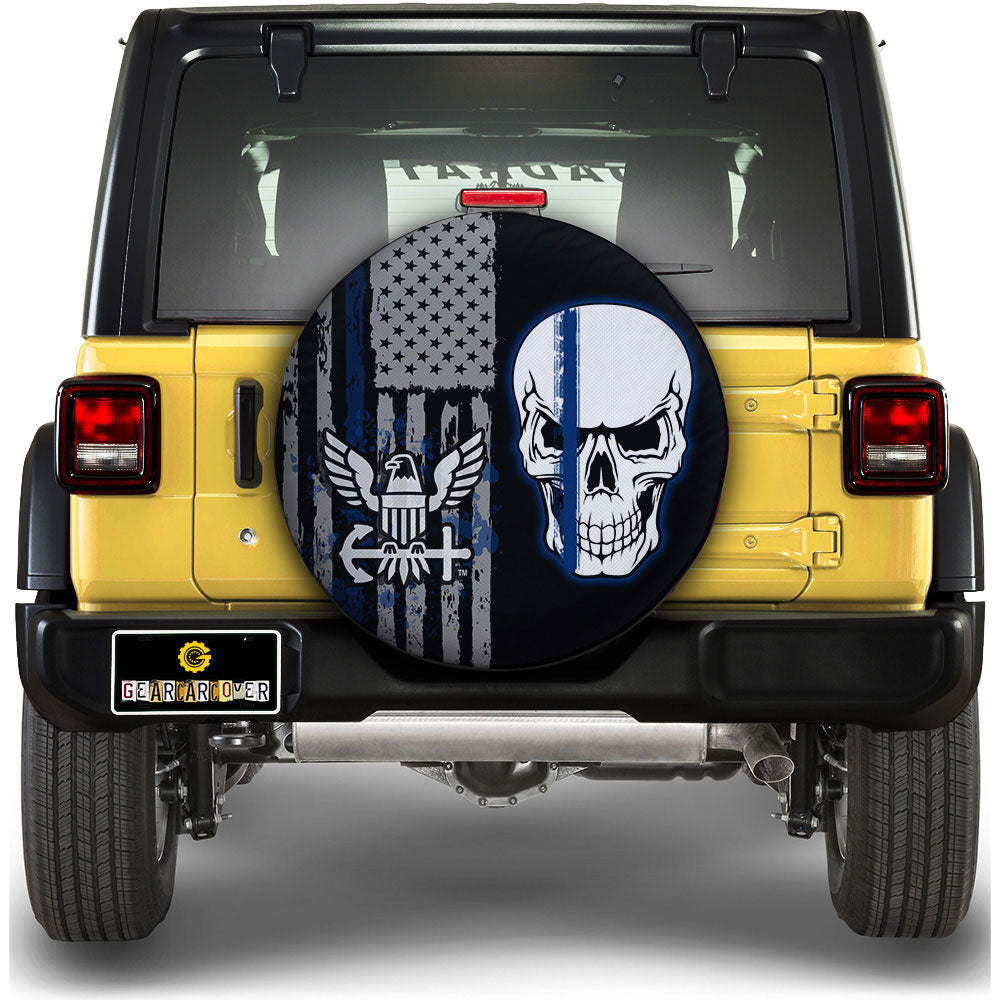 US Navy Spare Tire Covers Custom Car Accessories - Gearcarcover - 1