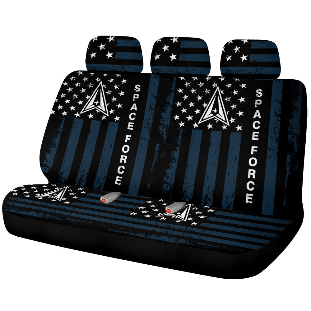 US Space Force Car Back Seat Covers Custom Car Accessories - Gearcarcover - 1