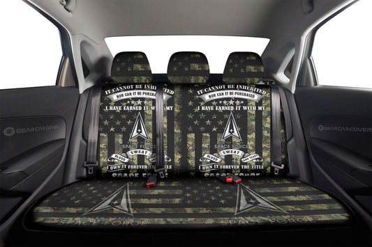 US Space Force Car Back Seat Covers Custom Car Accessories - Gearcarcover - 2