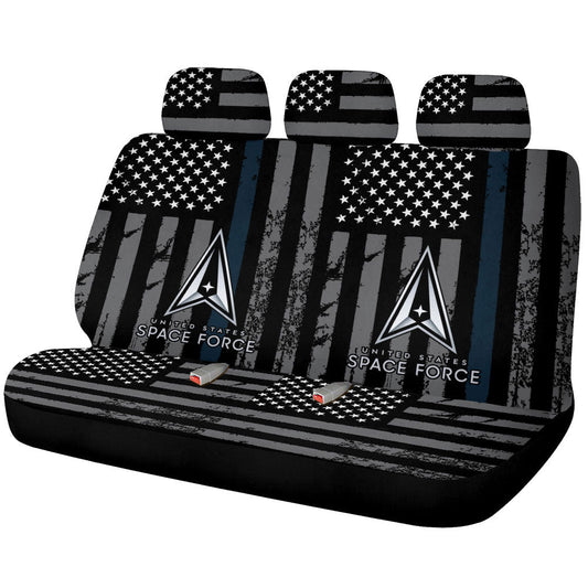 US Space Force Car Back Seat Covers Custom Car Accessories - Gearcarcover - 1