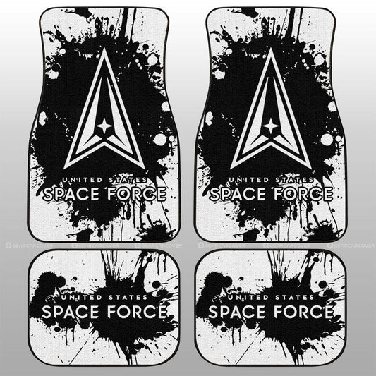 US Space Force Car Floor Mats Custom Car Accessories - Gearcarcover - 1