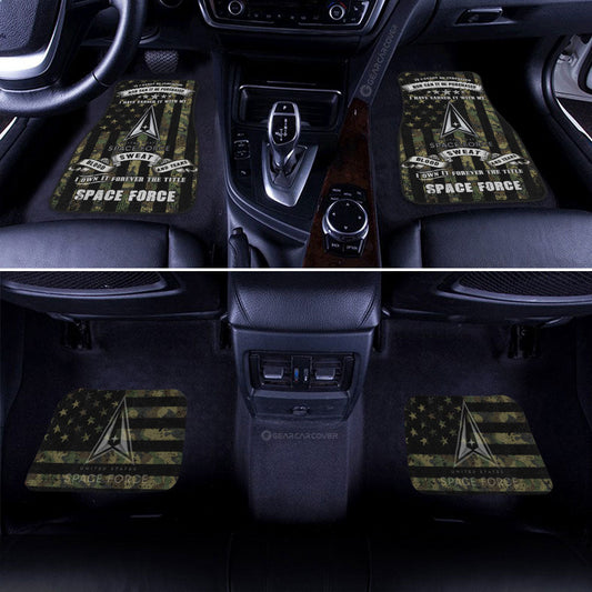 US Space Force Car Floor Mats Custom Car Accessories - Gearcarcover - 2