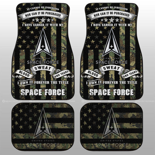 US Space Force Car Floor Mats Custom Car Accessories - Gearcarcover - 1