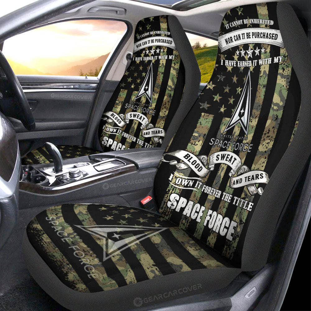 US Space Force Car Seat Covers Custom Car Accessories - Gearcarcover - 1
