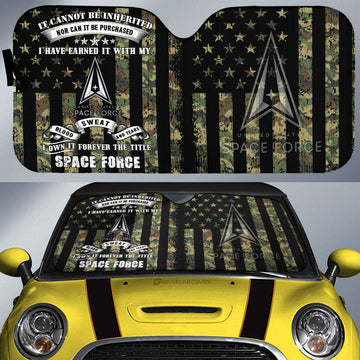 US Space Force Car Sunshade Custom Car Accessories - Gearcarcover - 1