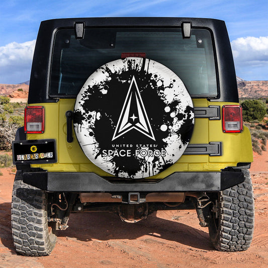 US Space Force Spare Tire Covers Custom Car Accessories - Gearcarcover - 2