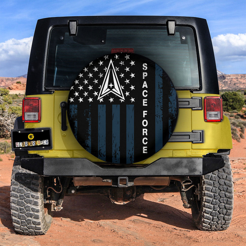 US Space Force Spare Tire Covers Custom Car Accessories - Gearcarcover - 2