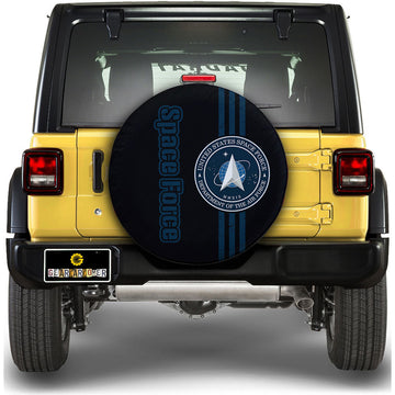 US Space Force Spare Tire Covers Custom Car Accessories - Gearcarcover - 1