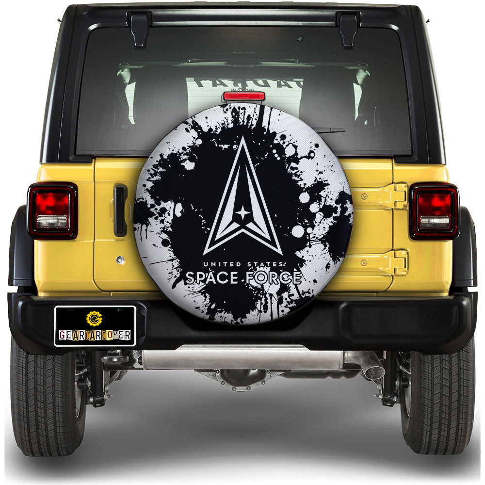 US Space Force Spare Tire Covers Custom Car Accessories - Gearcarcover - 1