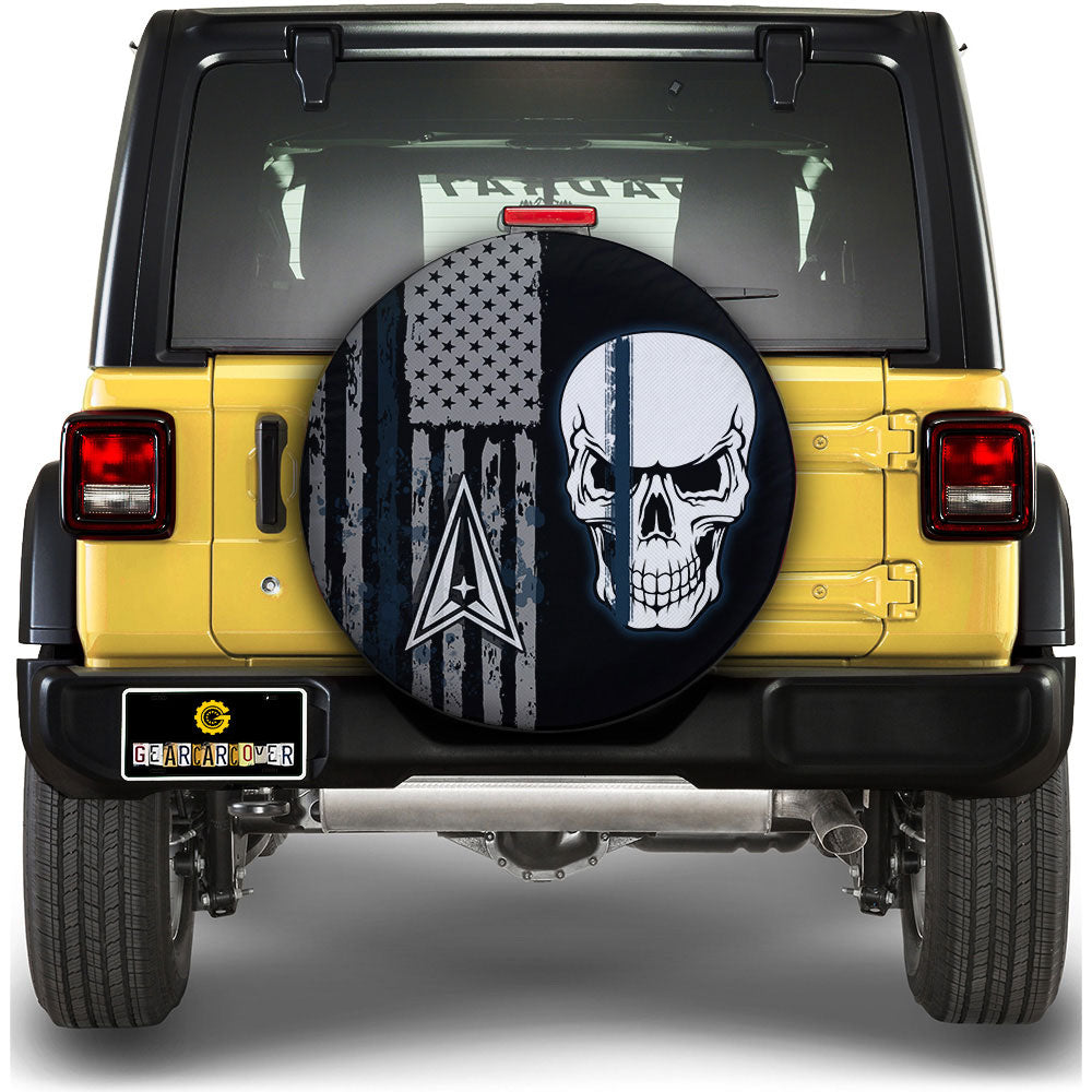 US Space Force Spare Tire Covers Custom Car Accessories - Gearcarcover - 1