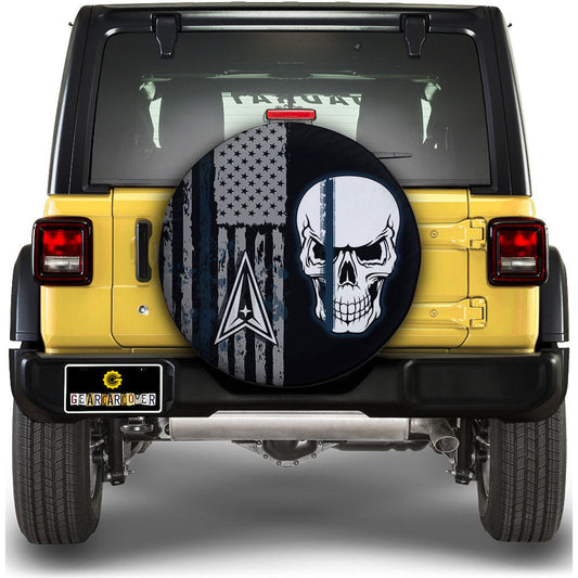 US Space Force Spare Tire Covers Custom Car Accessories - Gearcarcover - 1