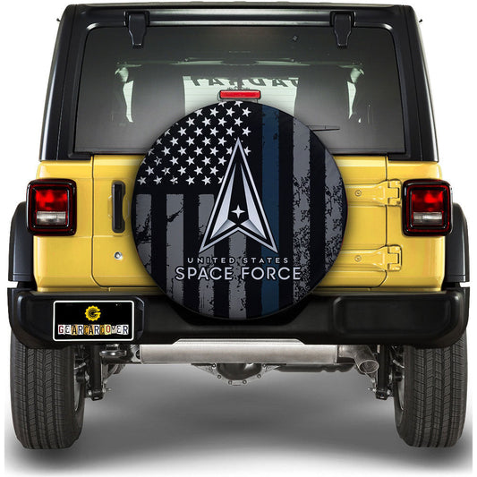 US Space Force Spare Tire Covers Custom Car Accessories - Gearcarcover - 1