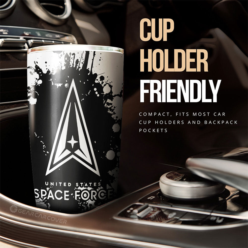 US Space Force Tumbler Cup Custom Car Accessories - Gearcarcover - 3