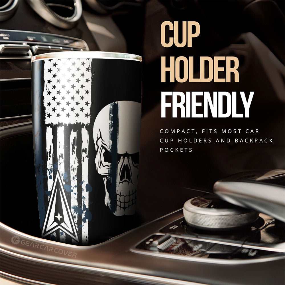 US Space Force Tumbler Cup Custom Car Accessories - Gearcarcover - 3