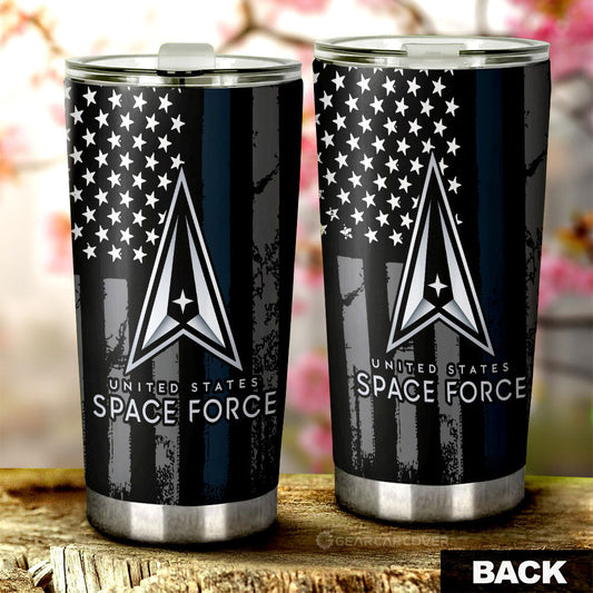 US Space Force Tumbler Cup Custom Car Accessories - Gearcarcover - 2