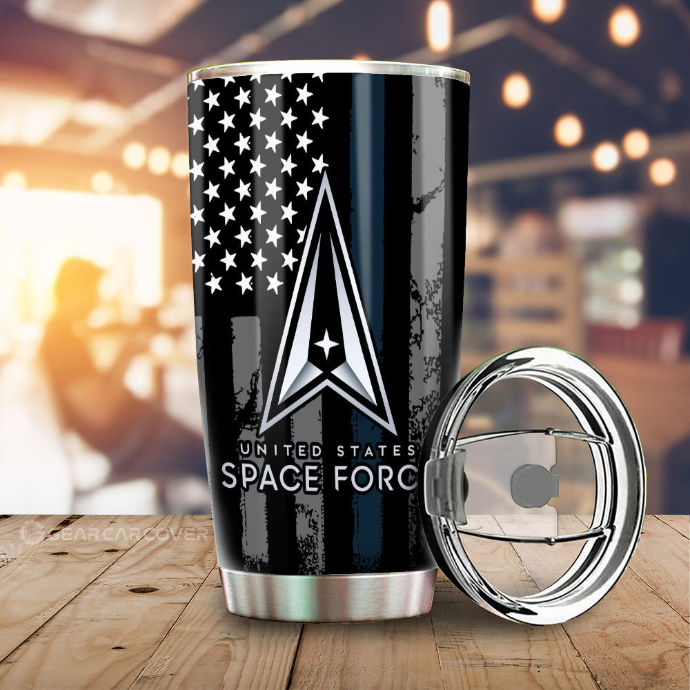 US Space Force Tumbler Cup Custom Car Accessories - Gearcarcover - 1