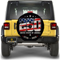USA 250 Years Spare Tire Cover With Camera Hole - Gearcarcover - 2