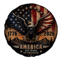 USA 250 Years of Freedom Spare Tire Cover With Camera Hole - Gearcarcover - 4