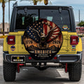 USA 250 Years of Freedom Spare Tire Cover With Camera Hole - Gearcarcover - 1