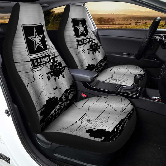 U.S Army Car Seat Covers Custom United States Army Car Accessories Veteran - Gearcarcover - 2