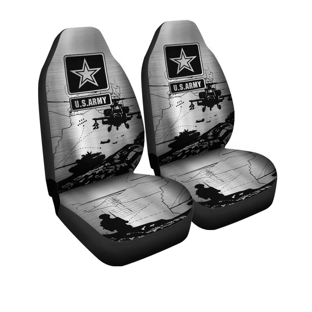 U.S Army Car Seat Covers Custom United States Army Car Accessories Veteran - Gearcarcover - 3