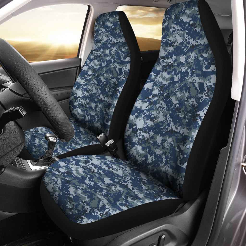 U.S Navy Car Seat Covers Custom Camouflage Car Interior Accessories - Gearcarcover - 1