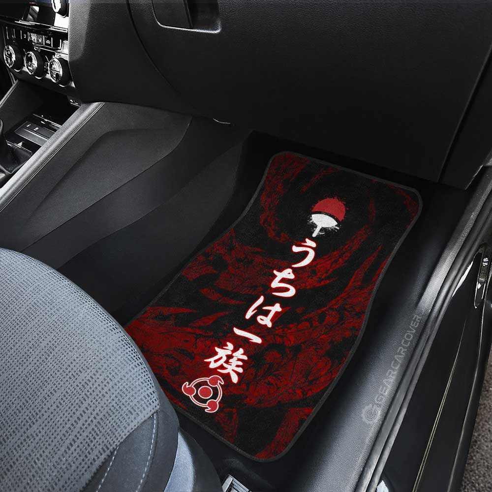 Uchiha Car Floor Mats Custom Anime Car Accessories - Gearcarcover - 4