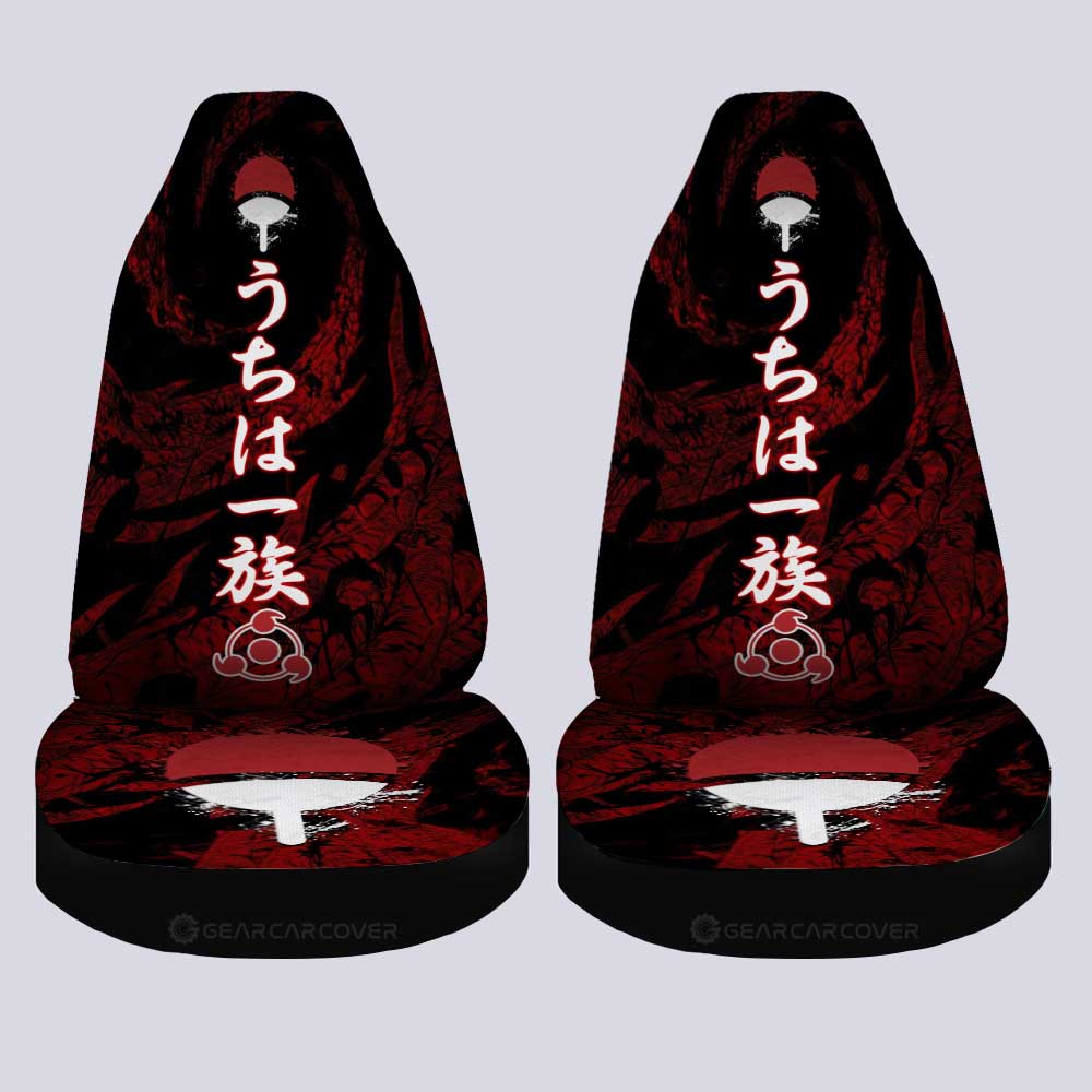 Uchiha Car Seat Covers Custom Anime Car Accessories - Gearcarcover - 2