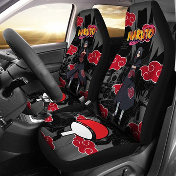 Uchiha Itachi Akatsuki Car Seat Covers Custom Anime Car Accessories - Gearcarcover - 1