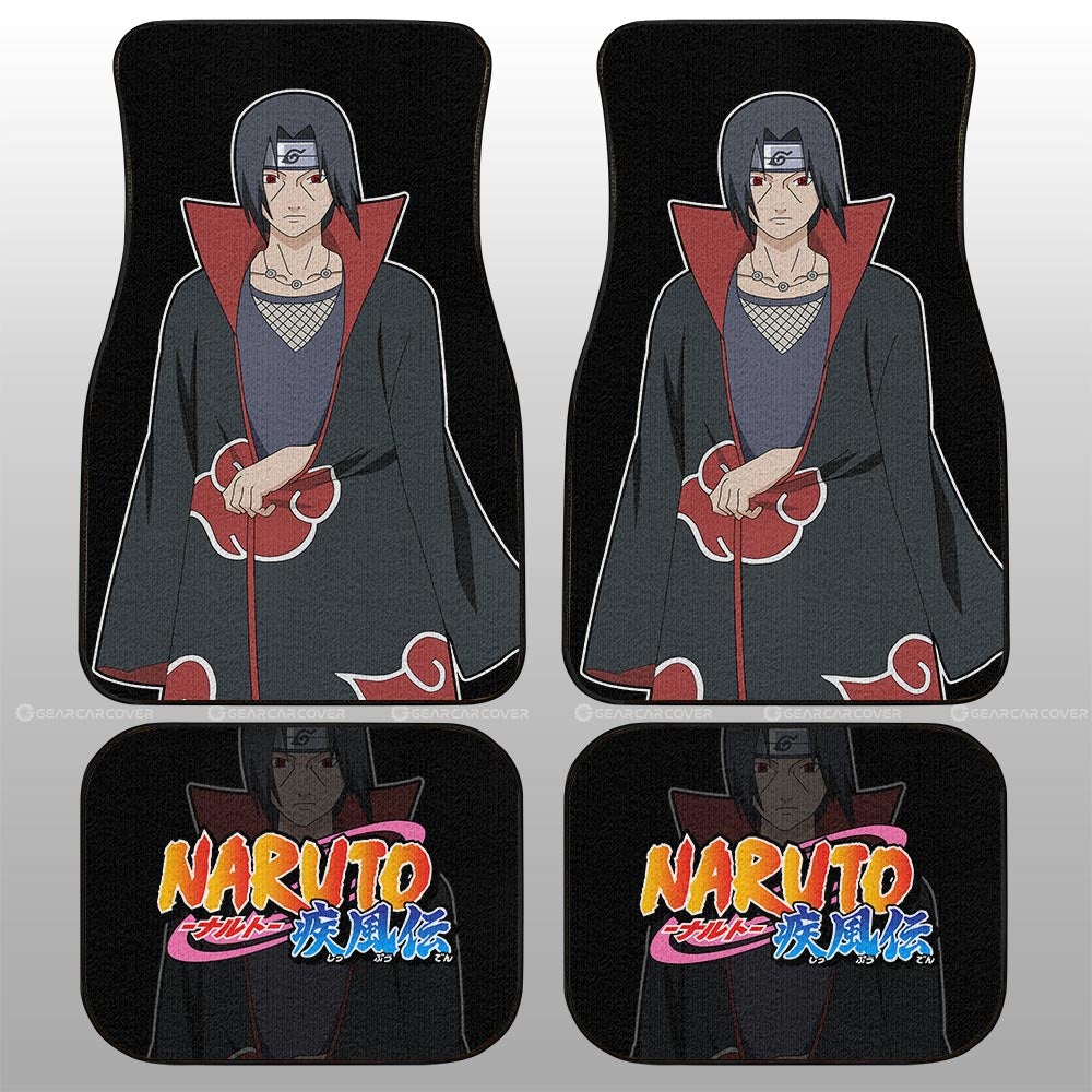 Uchiha Itachi Car Floor Mats Custom Akatsuki Members Anime Car Accessories - Gearcarcover - 2