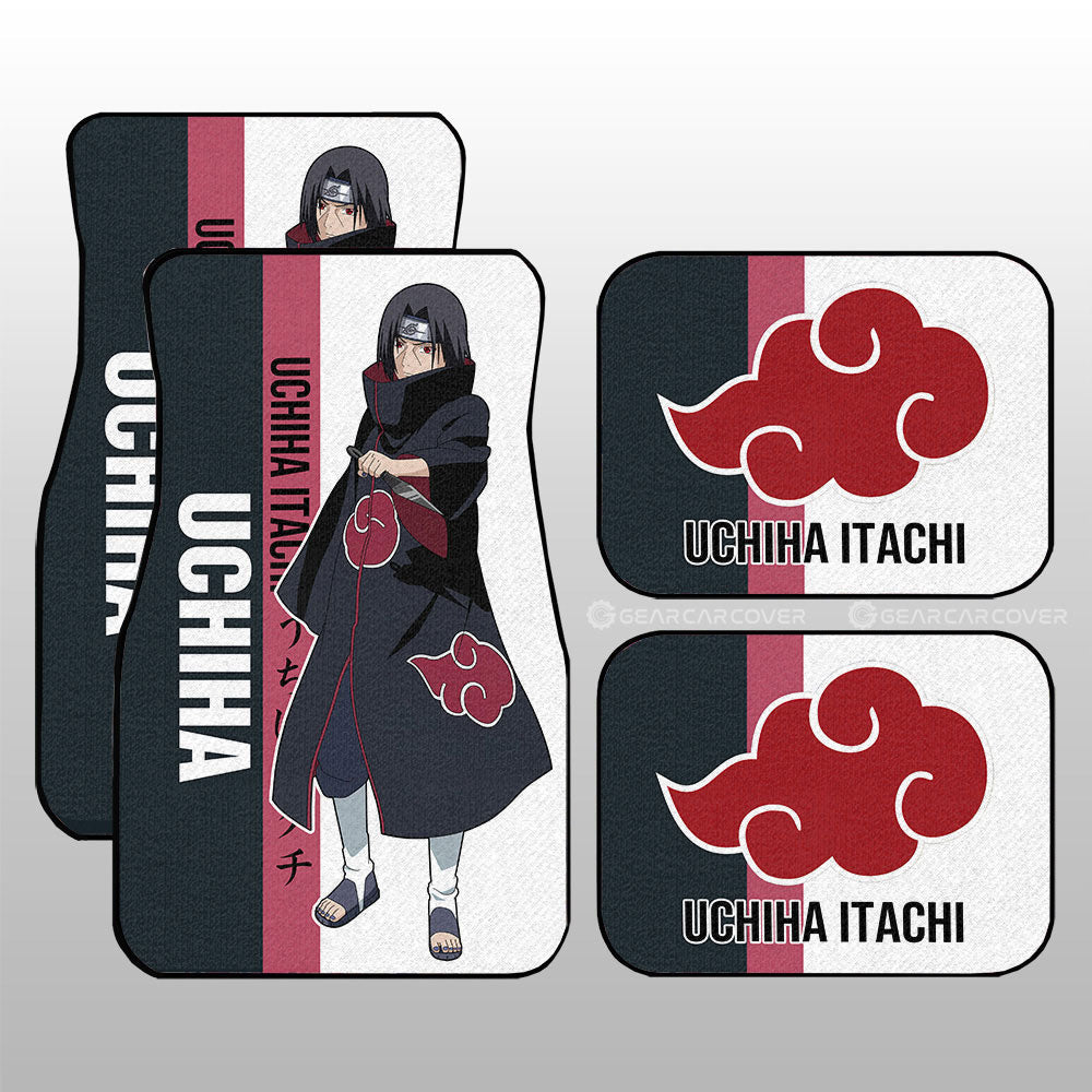 Uchiha Itachi Car Floor Mats Custom Anime Car Accessories - Gearcarcover - 1