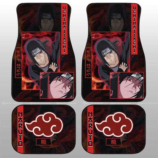 Uchiha Itachi Car Floor Mats Custom Anime Car Accessories - Gearcarcover - 2