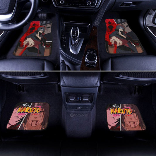Uchiha Itachi Car Floor Mats Custom Anime Car Interior Accessories - Gearcarcover - 2