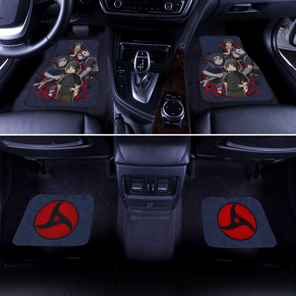 Uchiha Itachi Car Floor Mats Custom Car Accessories For Fans - Gearcarcover - 3