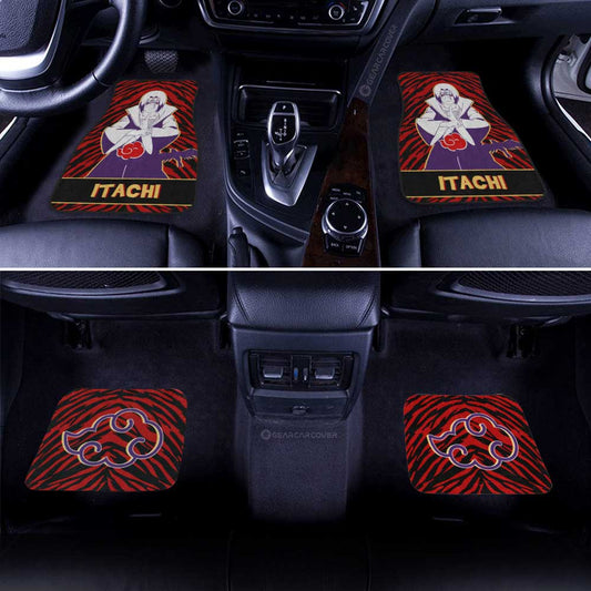 Uchiha Itachi Car Floor Mats Custom - Gearcarcover - 2