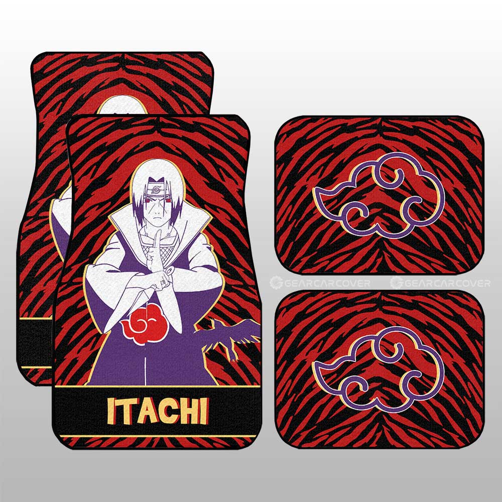 Uchiha Itachi Car Floor Mats Custom - Gearcarcover - 3