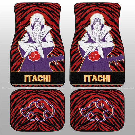 Uchiha Itachi Car Floor Mats Custom - Gearcarcover - 1