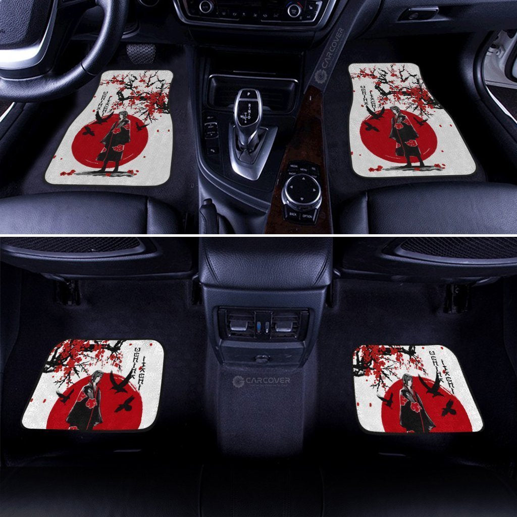 Uchiha Itachi Car Floor Mats Custom Japan Style Anime Car Interior Accessories - Gearcarcover - 2
