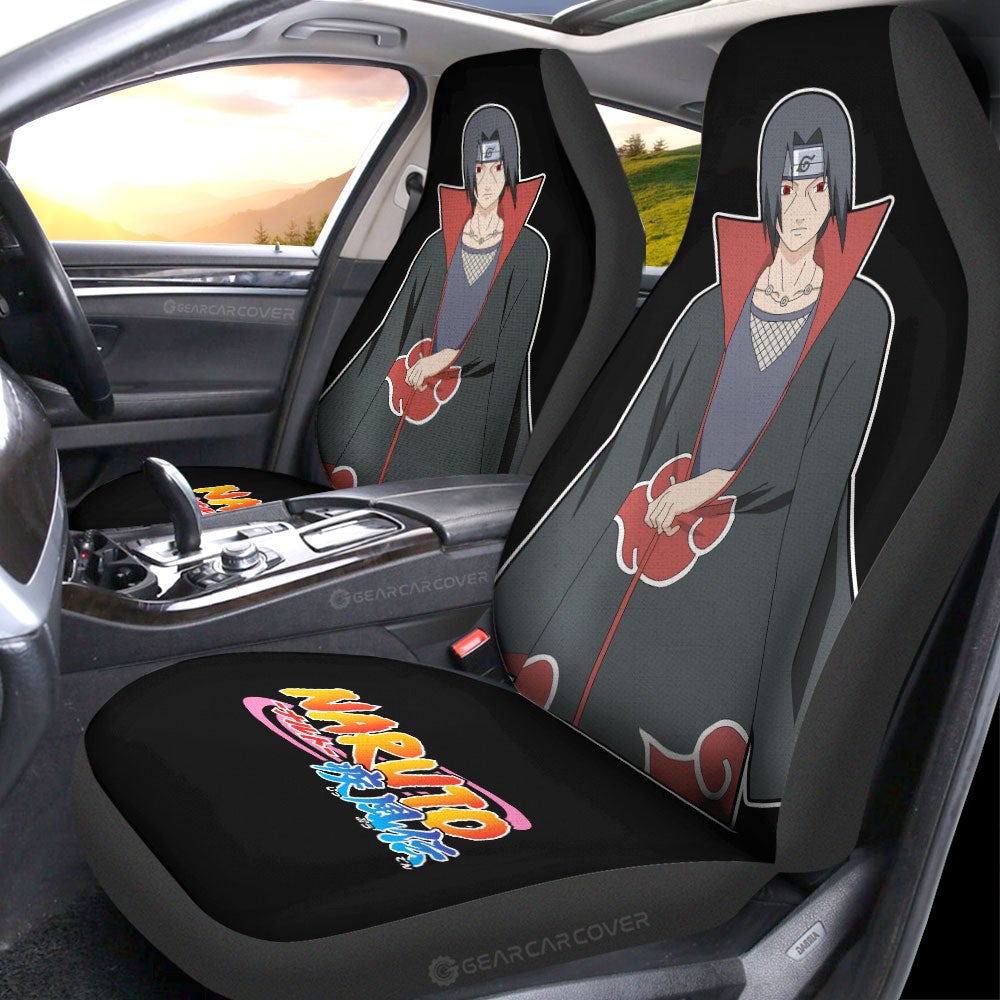 Uchiha Itachi Car Seat Covers Custom Akatsuki Members Anime Car Accessories - Gearcarcover - 2